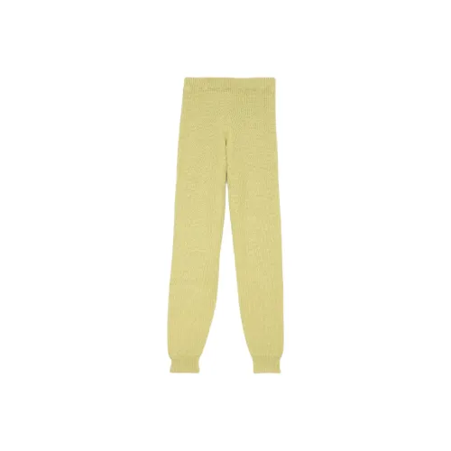 BASERANGE SS24 Dodd Pants - Organic Cotton Rib Casual Pants Women's Mimosa/Sensitive Plant