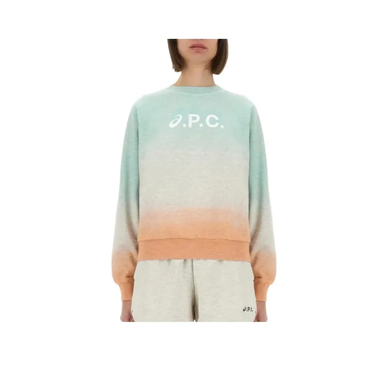 A.P.C Ombre Logo print Sweatshirt-0