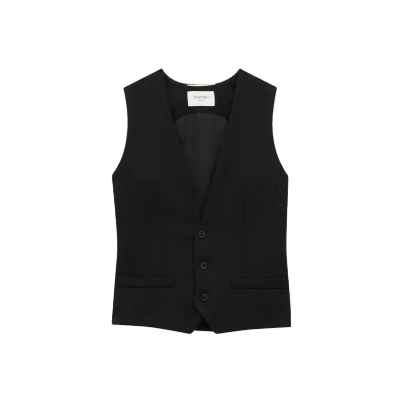 SAINT LAURENT Button down Waistcoat-0