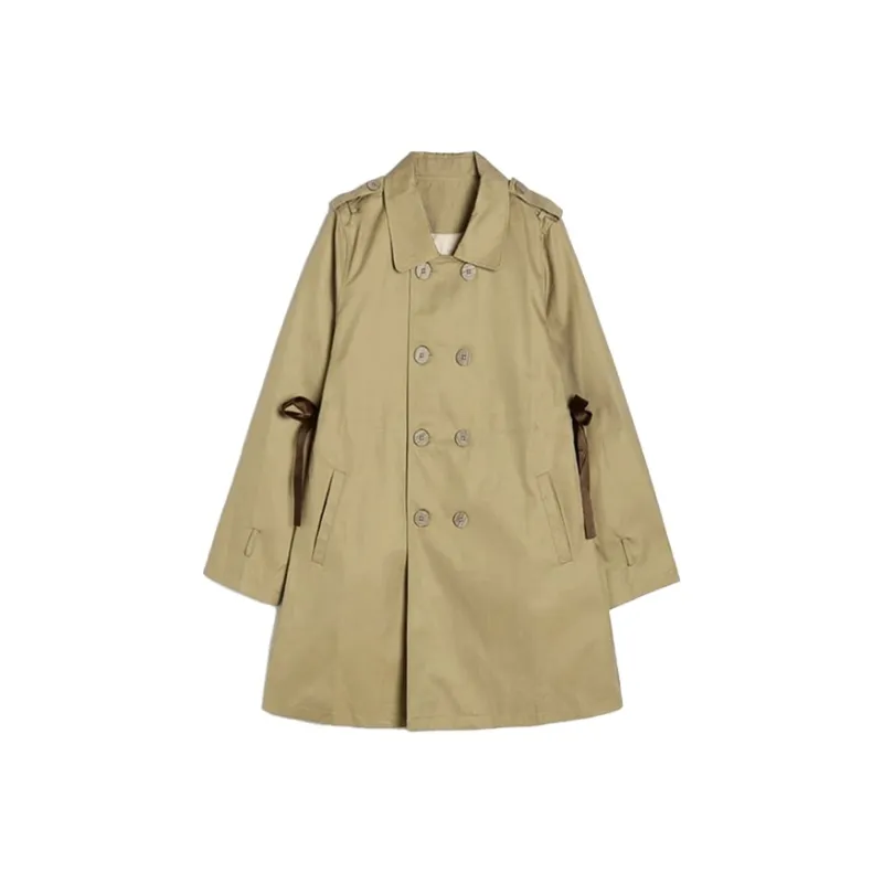 Mapping Trench Coat Women's Image Color-0