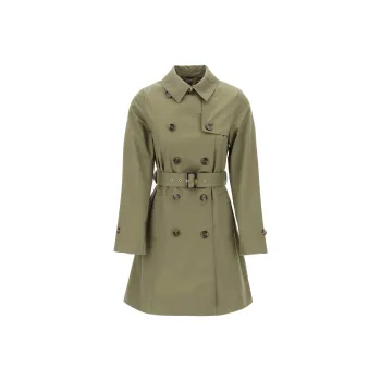BARBOUR Short Greta Showerproof Trench Coat