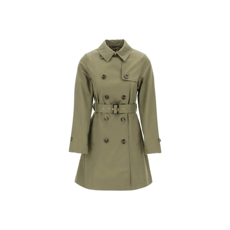 BARBOUR Short Greta Showerproof Trench Coat-0