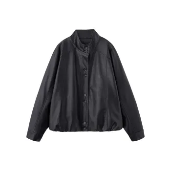Yi Mengyuan Leather Jacket Women's