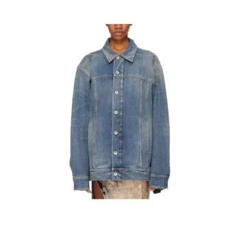 Rick Owens DRKSHDW Jumbo Denim Jacket 'Washed Indigo'