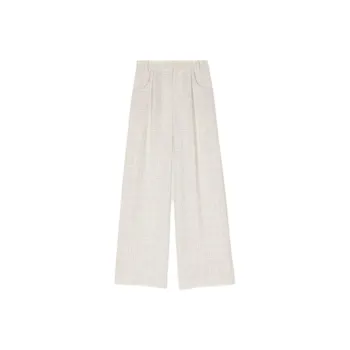 Maje Wide-leg Tweed Trousers