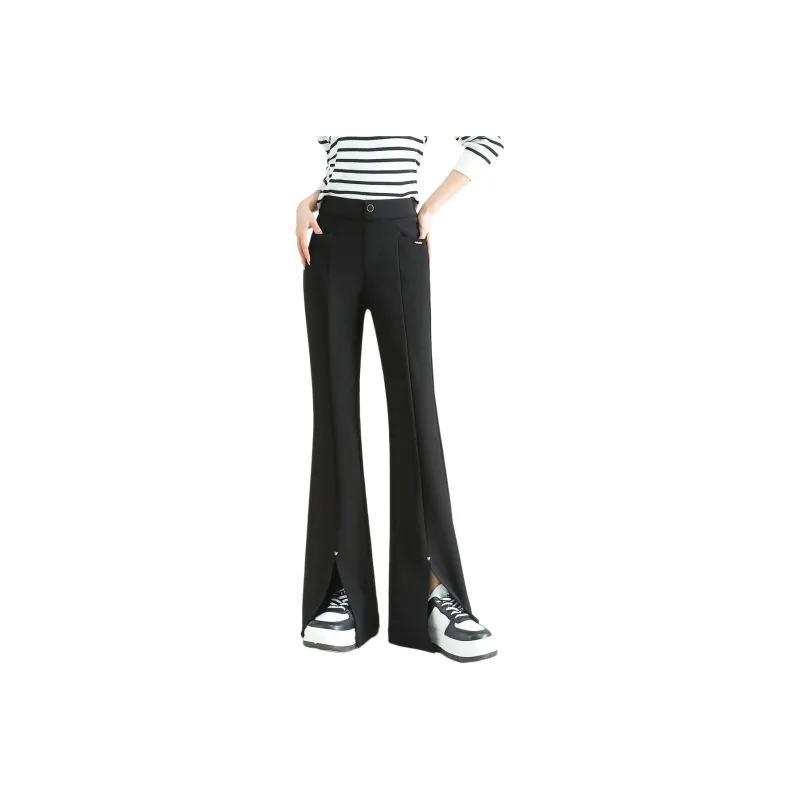 TERRE BLEUE Casual Pants Women's Black-0