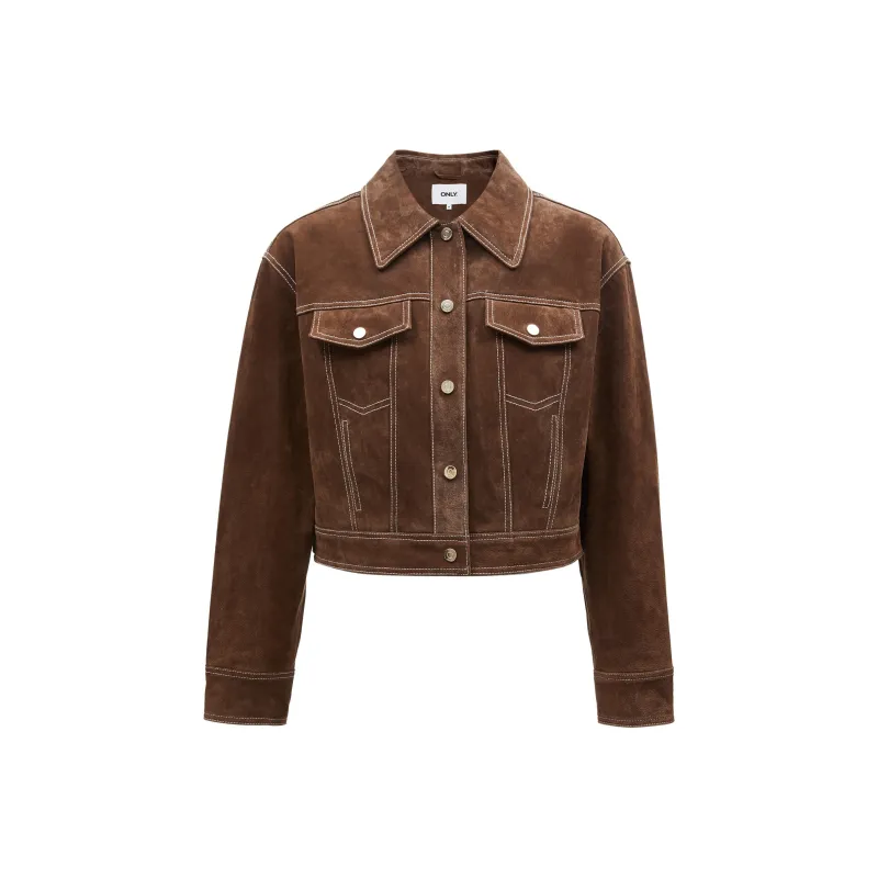 ONLY Leather Jackets Women's-5
