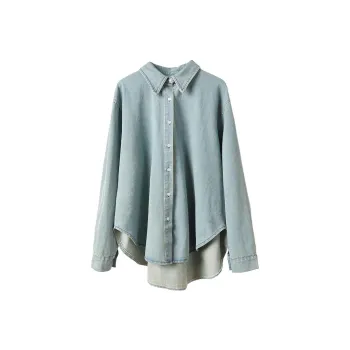 BANANA BABY Denim Jacket Women's Light Blue