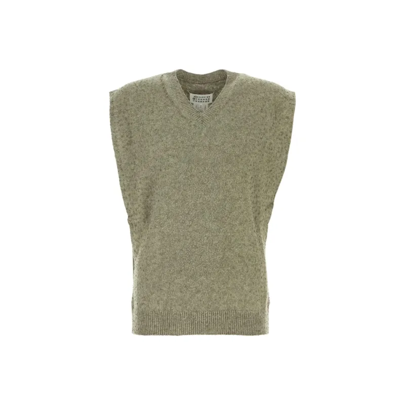 Maison Margiela V Neck Knit Vest-0
