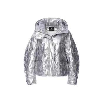 FLONAKED Puffer Jacket Women's Silver