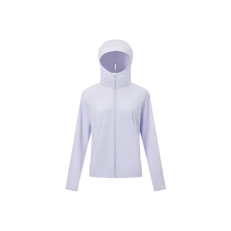XTEP Breathable UV Protection Sun Protection Clothing Women's Sheer Purple-0