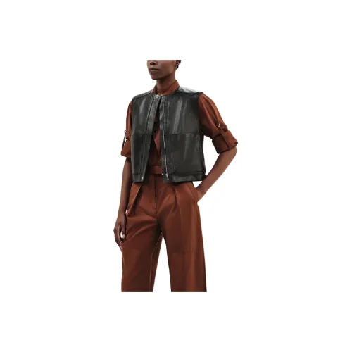 HERMES Vests Women's Black