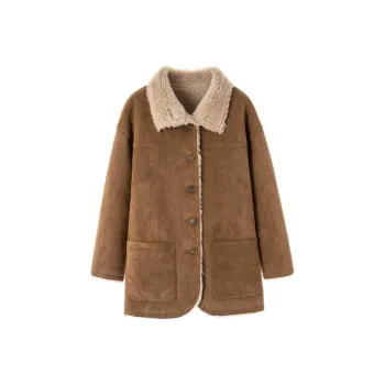 EKOOL Reversible Thickened Suede Top Women's