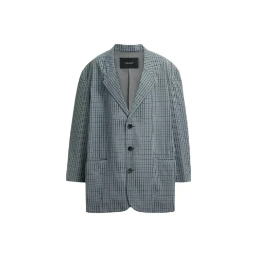 COACH Business Suits Coats Women's Gray