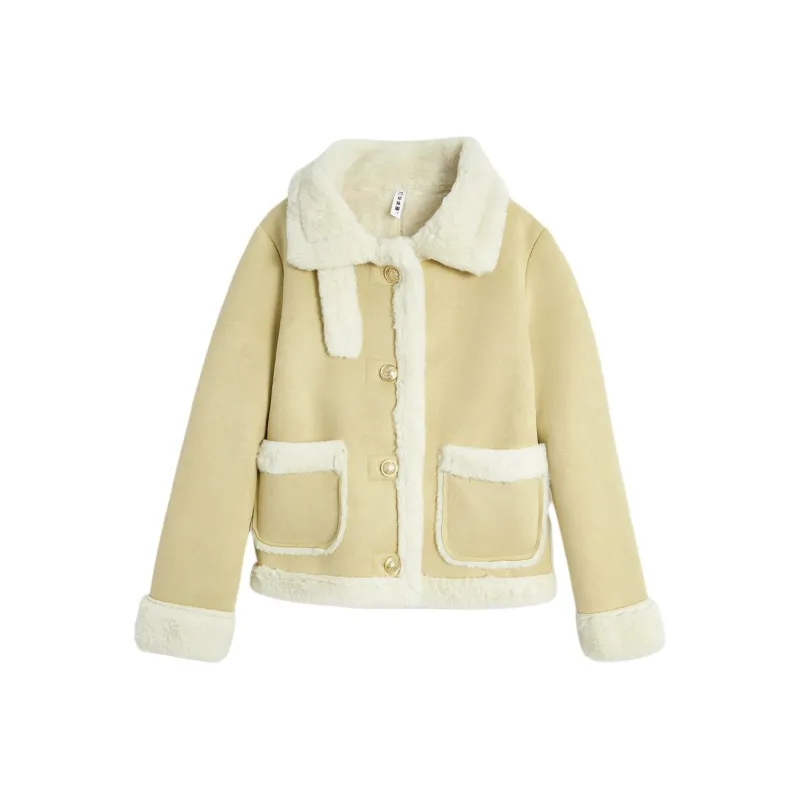Love To Serve Velvet feel Coat Women's-0