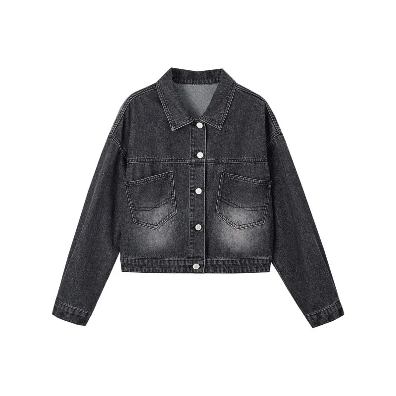 【dme】 Denim Jacket Women's Smoke Gray-0