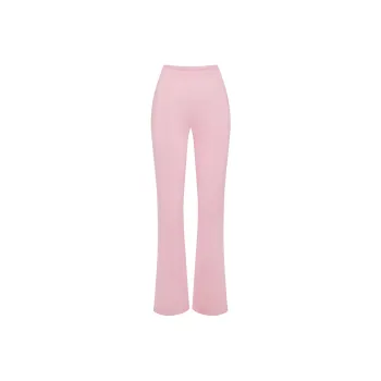 SKIMS FW24 Fake Day Collection SWEATER POINTELLE STRAIGHT LEG PANT Casual Pants Women's BABY PINK/Light Pink