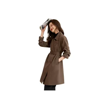 Mo Han Yi Mei Trench Coat Women's Cool Camel