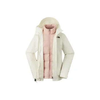THE NORTH FACE City Outdoor Collection Water-Resistant Windproof Breathable Windbreaker Jacket Women's Dune White