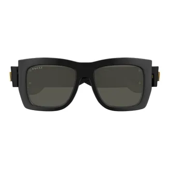 GUCCI Acetate Square Sunglasses Unisex Black