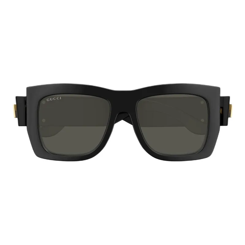 GUCCI Acetate Square Sunglasses Unisex Black-0