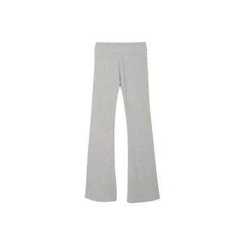 Victoria's Secret PINK STRETCH COTTON RIBBED FLARE LEGGING/HC Casual Pants Women's Rhododendron Charcoal
