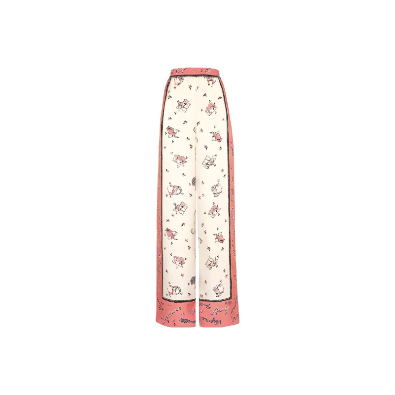 FENDI Casual Pants Women's Pink-0