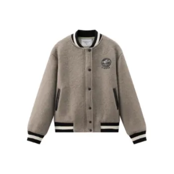 KUHNMARVIN Baseball Jacket Women's Creamy Brown