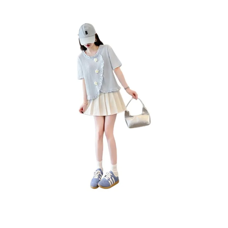 Mu Xiao Xin Drop Shoulder Sleeve T Shirt Women's-7