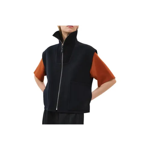 HERMES Vests Women's Blue