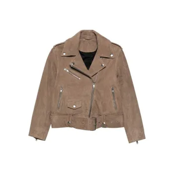 STAND STUDIO Suede Biker Jacket