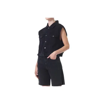 AGOLDE Vests Women's Black