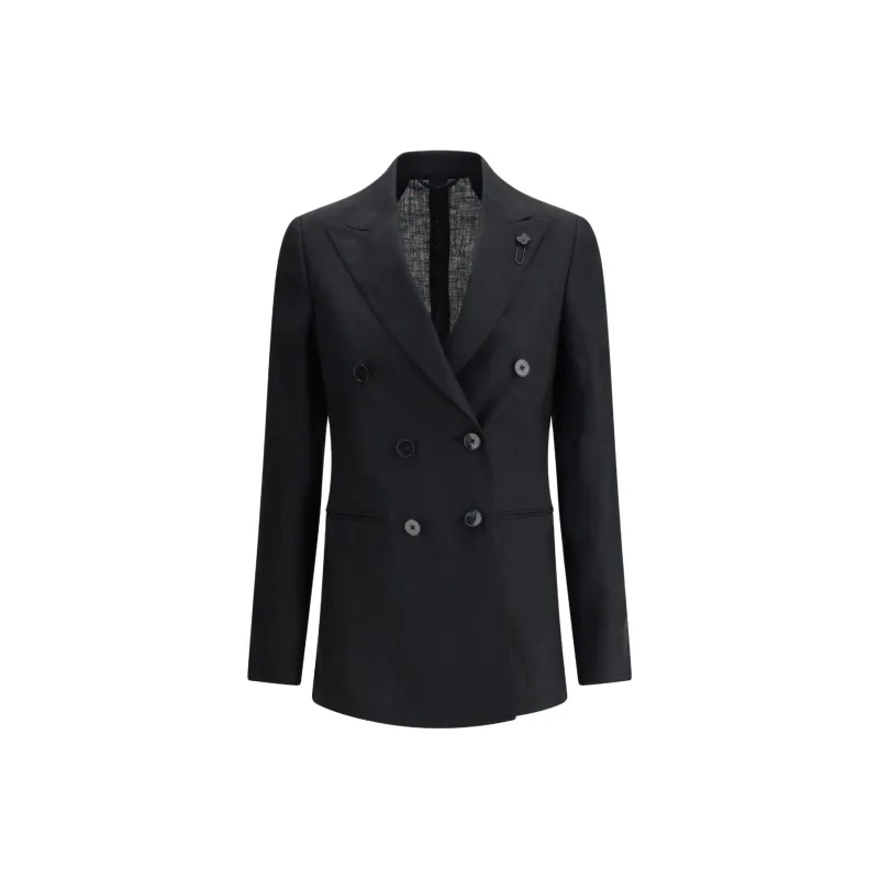 LARDINI Linen Blazer-0