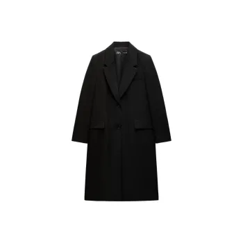 ZARA ZW Series Coats Women's Black