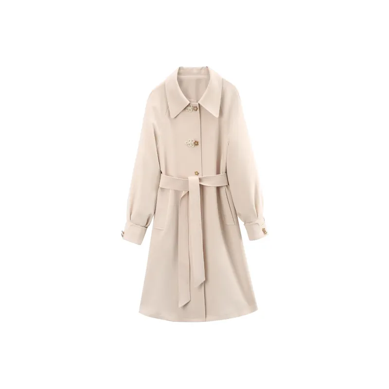 A Paradise For Awakening Trench Coat Women's-0