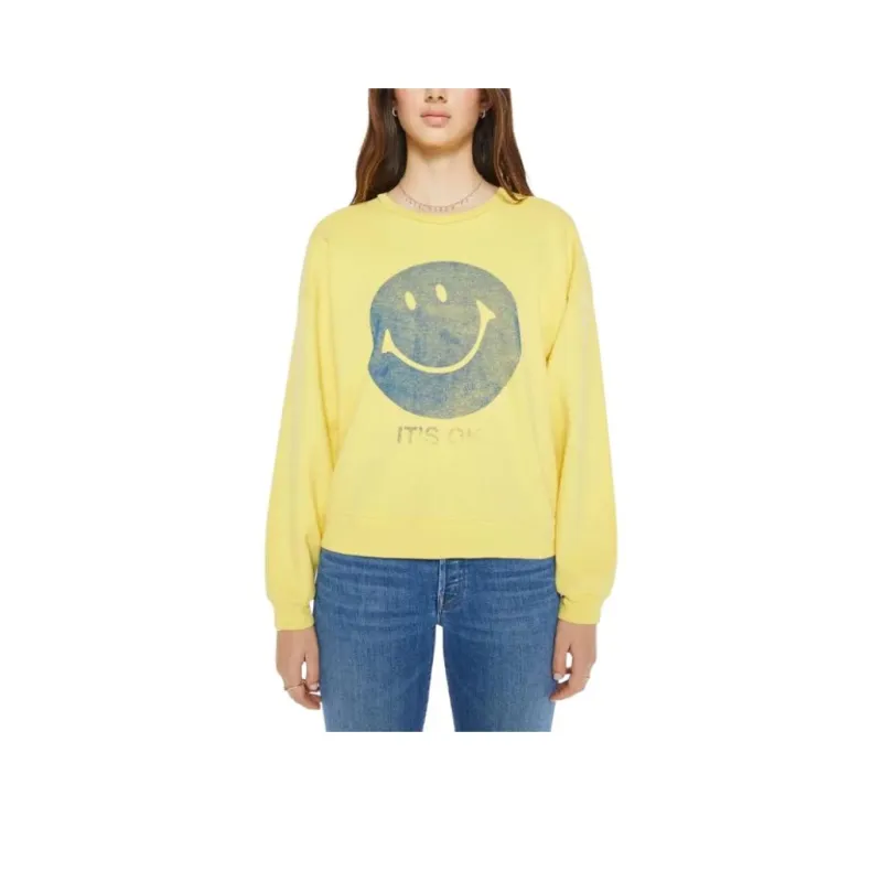 MOTHER Sweatshirt Women's Yellow-0