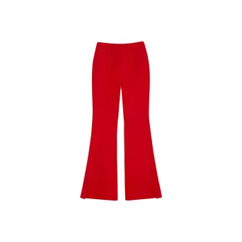 Yiner Casual Pants Women's China Red