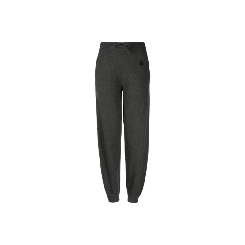 ISABEL MARANT ETOILE Kira Drawstring waist Knitted Trousers-0