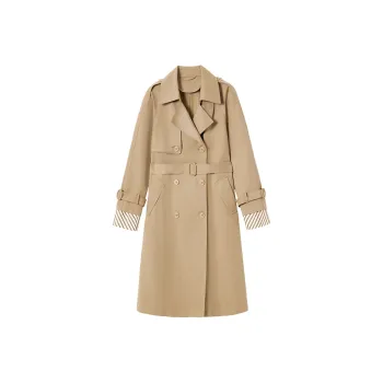 NINE WEST Trench Coat Women's Khaki