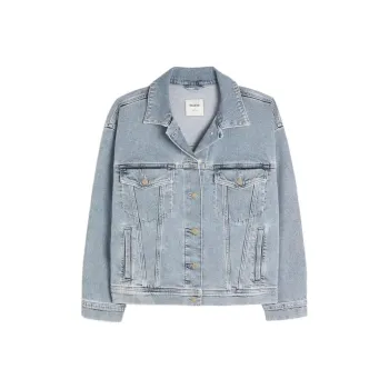 Hollister Denim Jacket Women's Light Blue