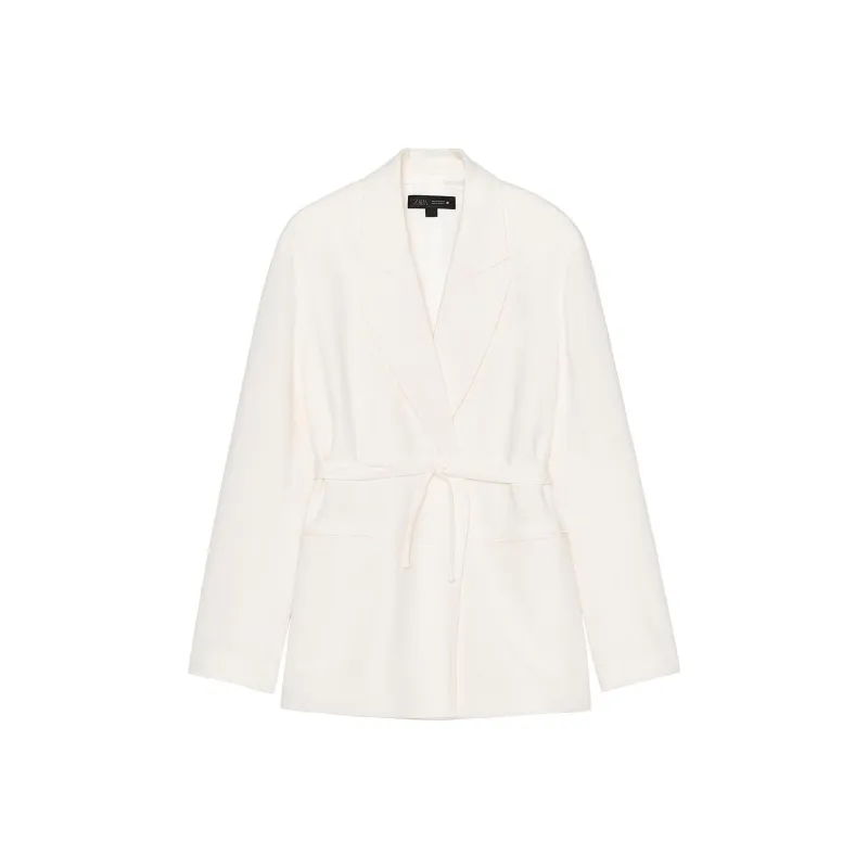 ZARA ZW Series Business Suit Women's Raw White-0