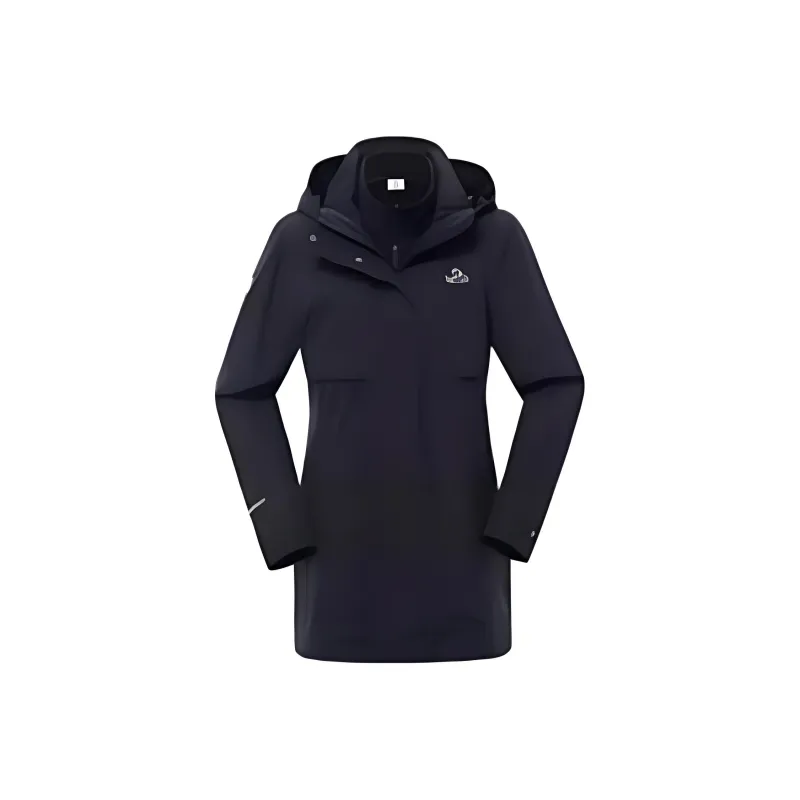 PELLIOT City Outdoor Collection Warm Windproof Waterproof Breathable Wear-Resistant Windbreaker Jacket Women's-1