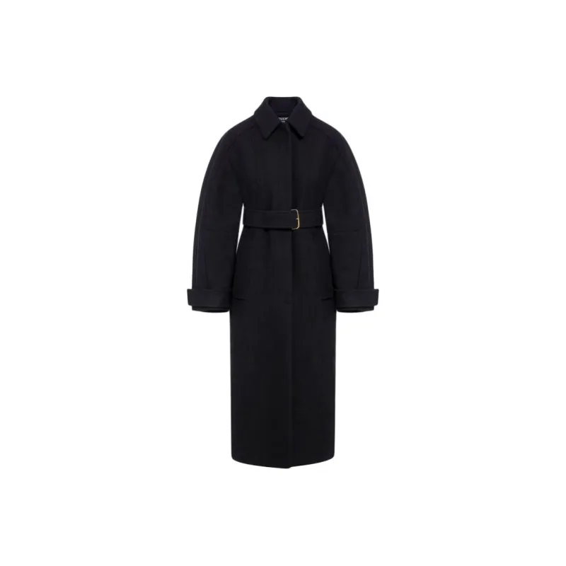 Jacquemus Collared Belted Trench Coat-0