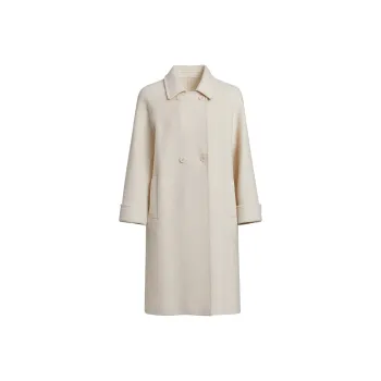 Mambe Double Sided Wool Coat Women's Cream Beige