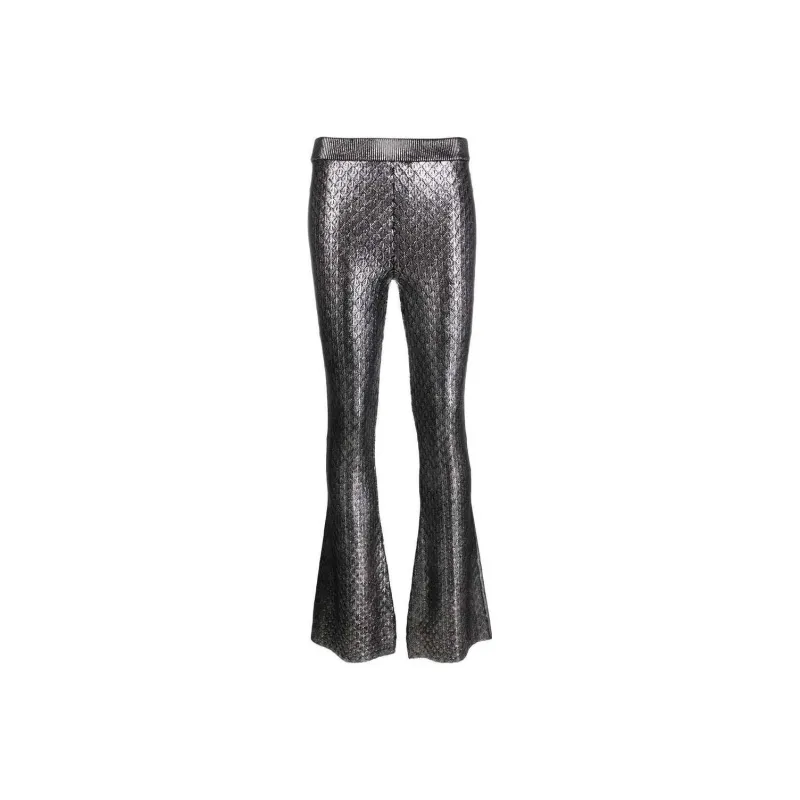 Paco Rabanne All Over Patterned Flared Trousers-0