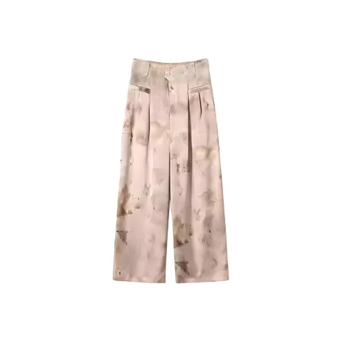 SHUXI Casual Pants Women's Spring Scene Cloud Stone