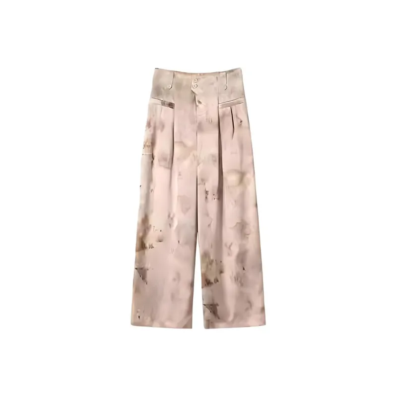 SHUXI Casual Pants Women's Spring Scene Cloud Stone-0