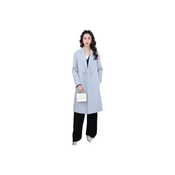 GOELIA Trench Coat Women's Cloud Gray