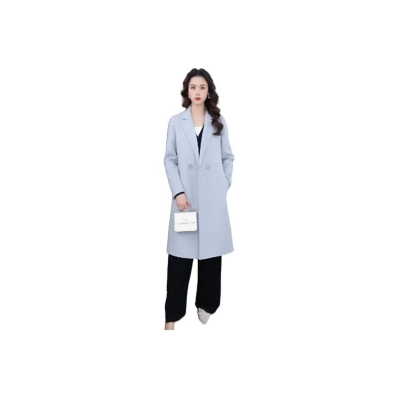 GOELIA Trench Coat Women's Cloud Gray-0
