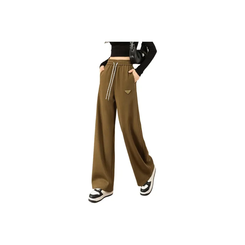 TERRE BLEUE Casual Pants Women's Mustard Green-0